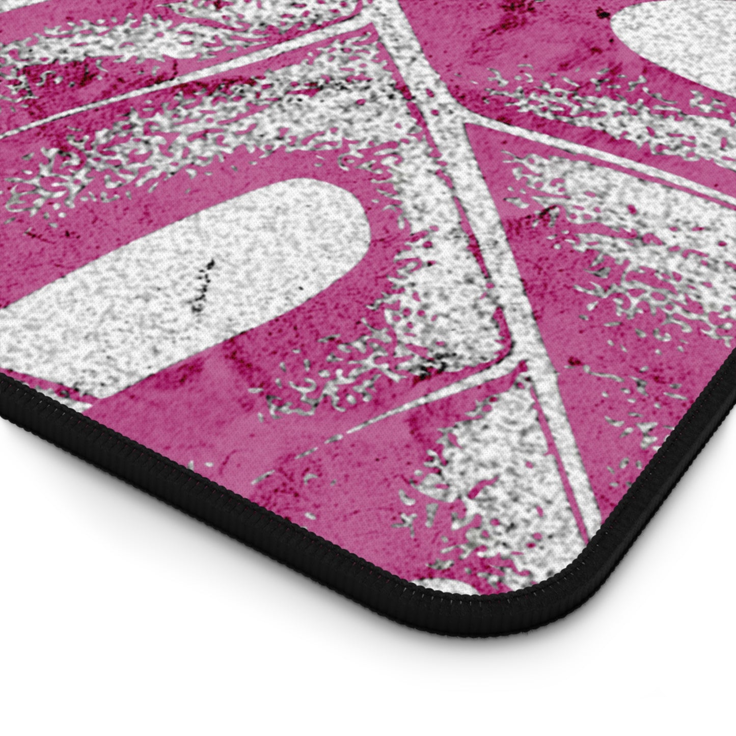 Monstera Leaf Lilac Wine Desk Pad