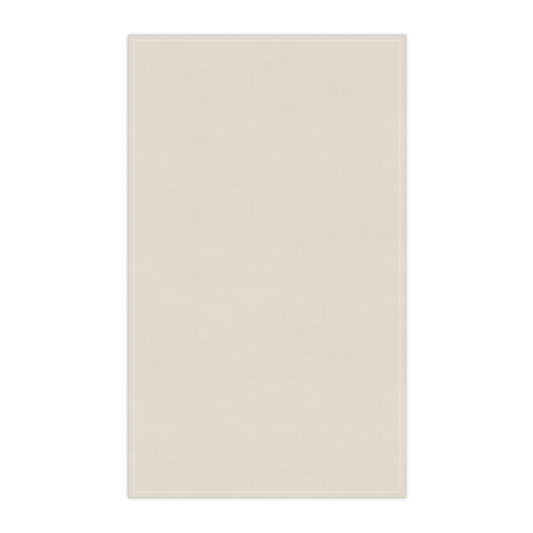 Latte Cream Cotton Twill Tea Towel 18 x 30
