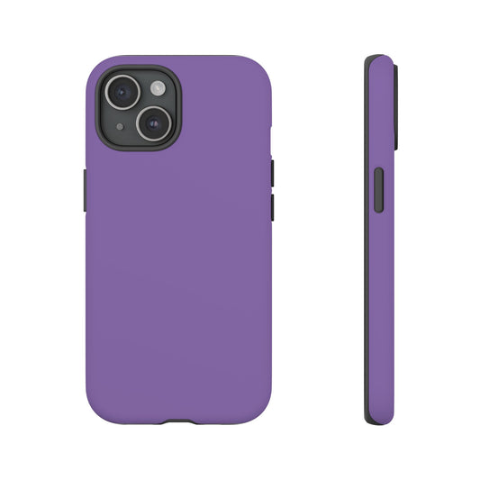 Purple Tough Cell Phone Case Matte or Glossy Protective Case iPhone Samsung