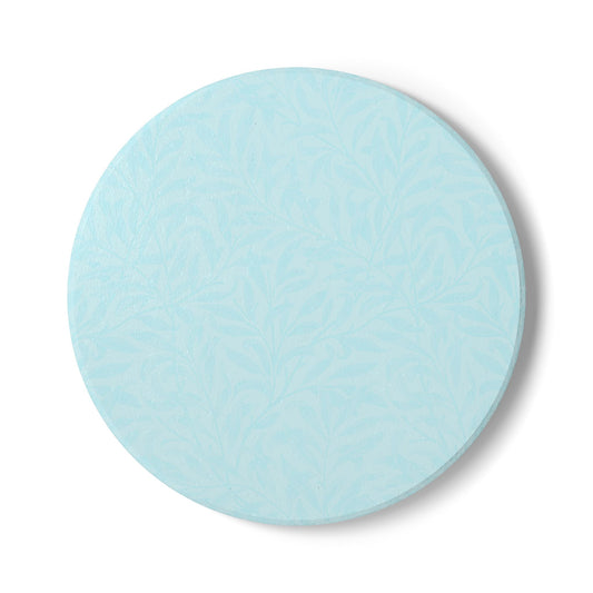 Ocean Blue Leaves Coaster Square or Round Color Coordinated Collection