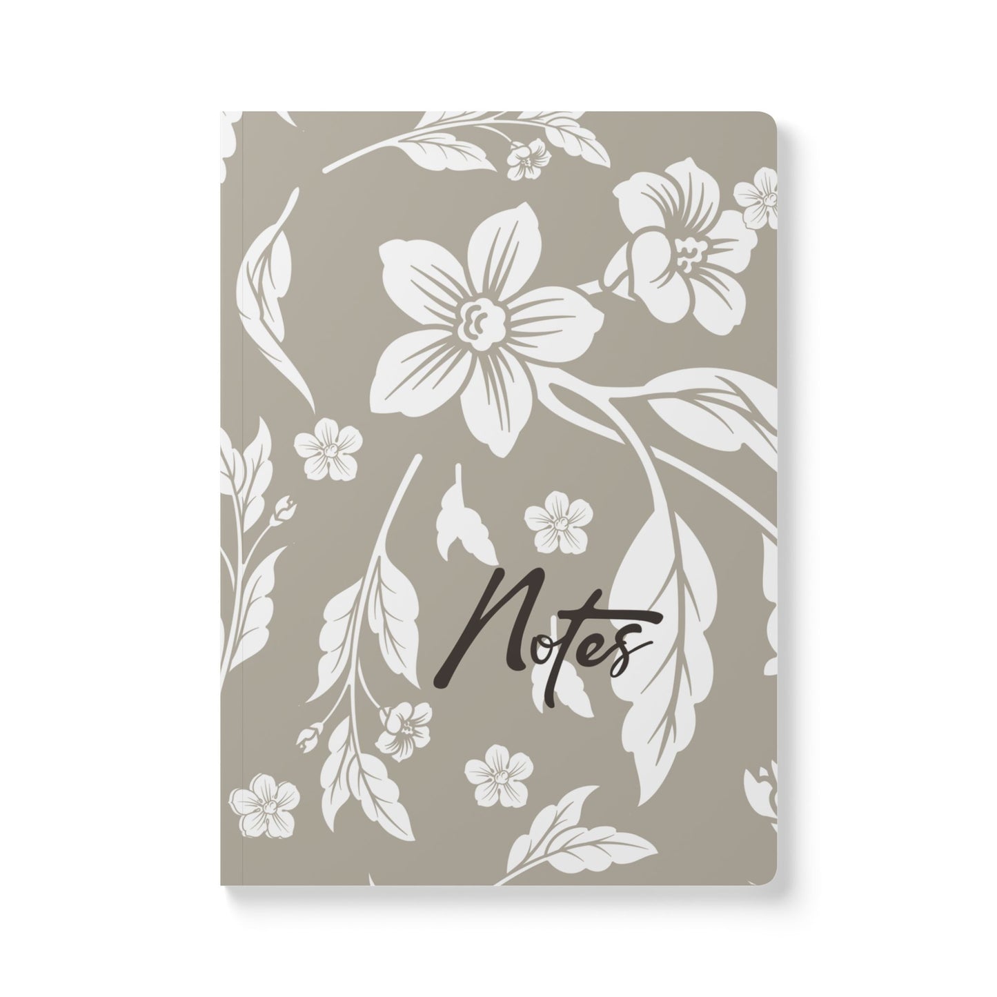 Warm Stone Floral A5 Lined Journal Coordinated Collection