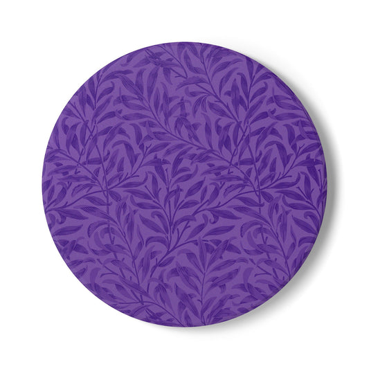 Purple Leaves Coaster Square or Round Color Coordinated Collection