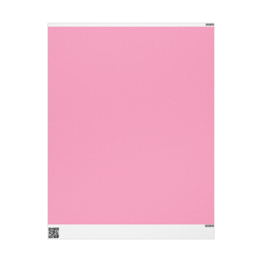 Light Pink Wrapping Paper Matte or Glossy Gift Wrap 3 Sizes Fine Art Paper