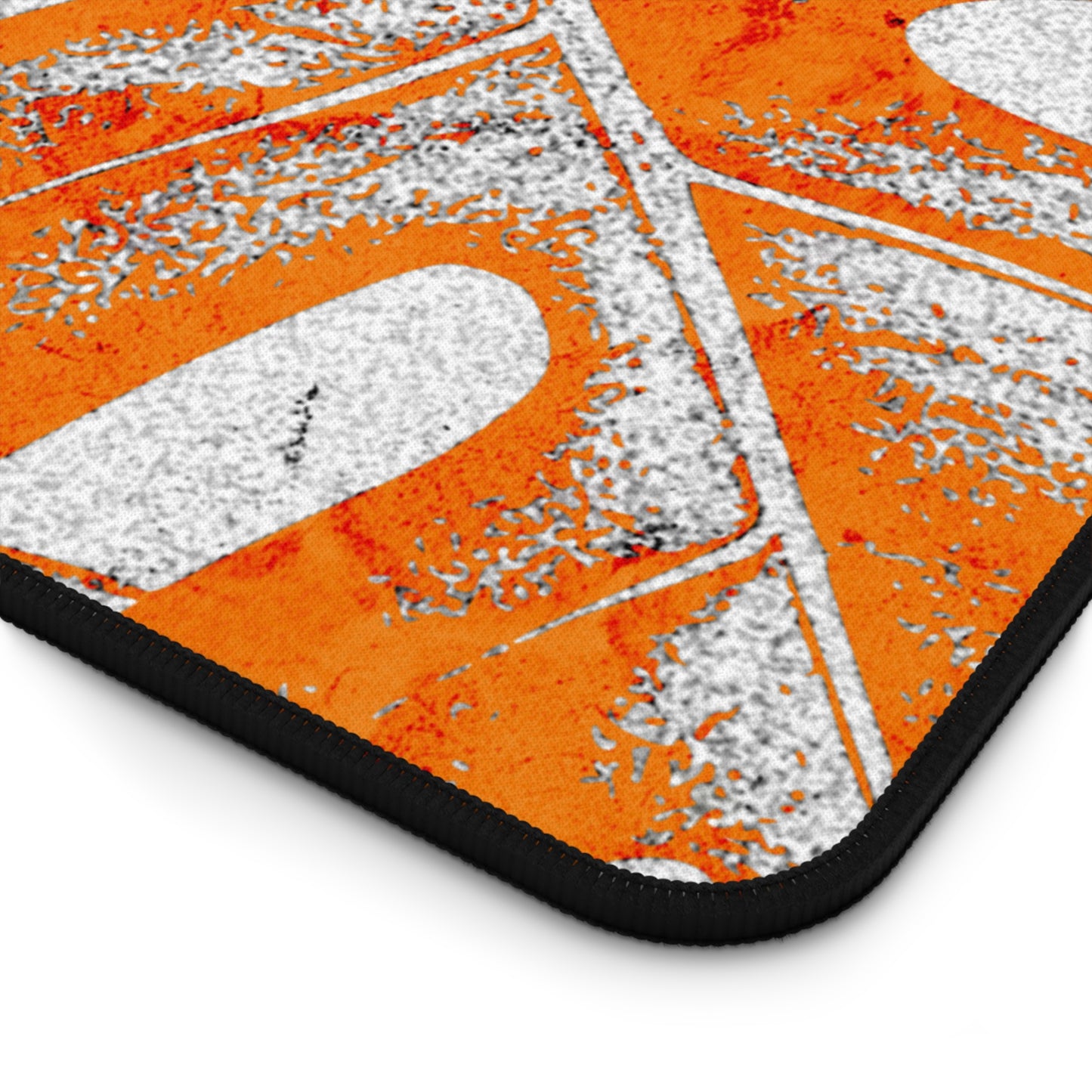 Monstera Leaf Tangerine Desk Pad