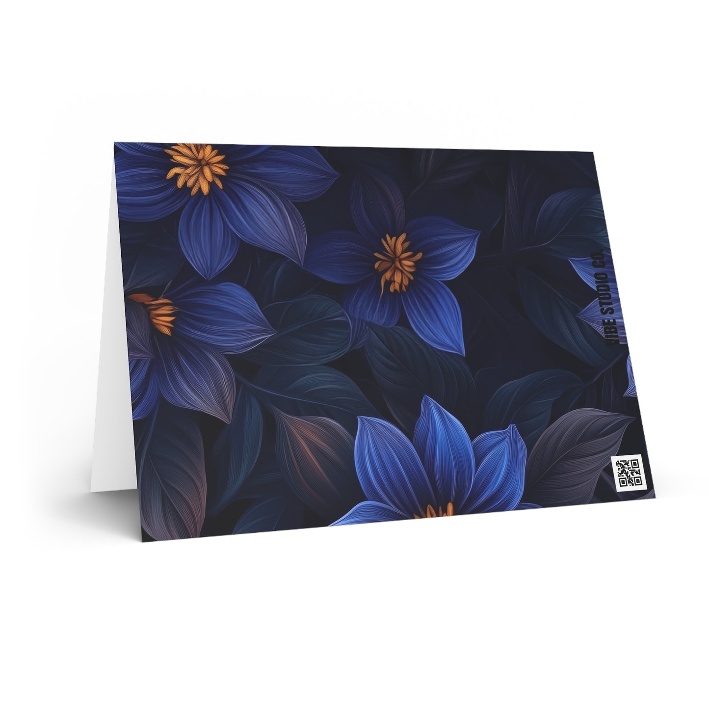 Blue Floral Heaven Note Cards Blue Floral Stationery Set