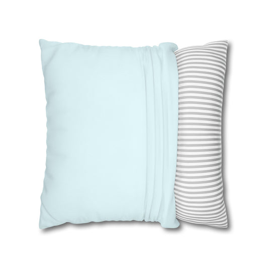 Ocean Blue Canvas Pillow Cover 20x20
