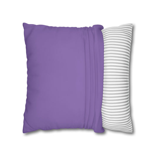 Purple Canvas Pillow Cover 20x20
