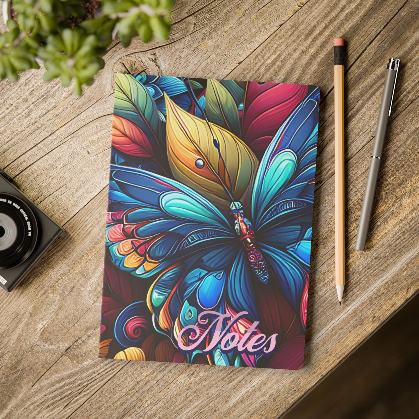 Butterfly Floral - Metamorphosis Design, A5 Lined Journal