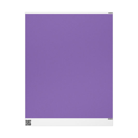 Purple Wrapping Paper Matte or Glossy Gift Wrap 3 Sizes Fine Art Paper