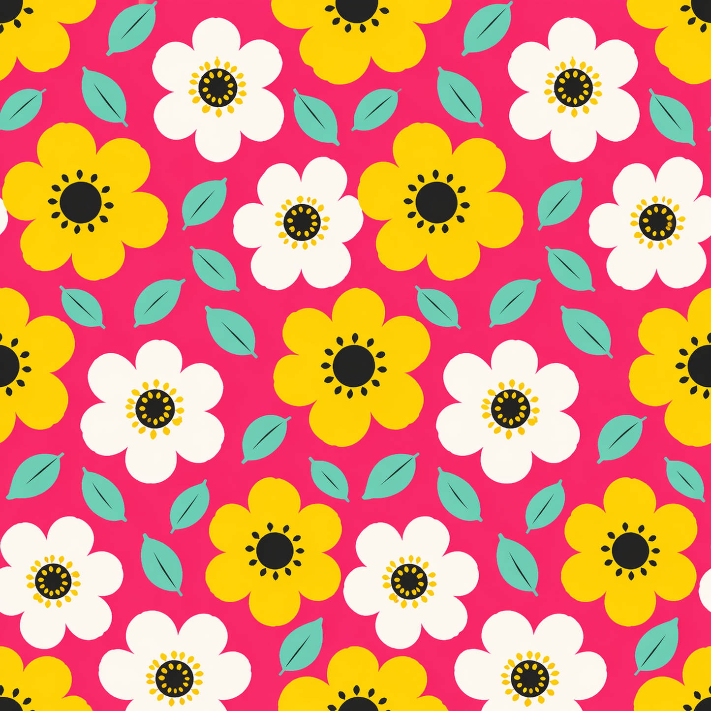 Bright Pattern Bundle Seamless Patterns PNG 8000x8000 Floral Stripe Polka Dot Set