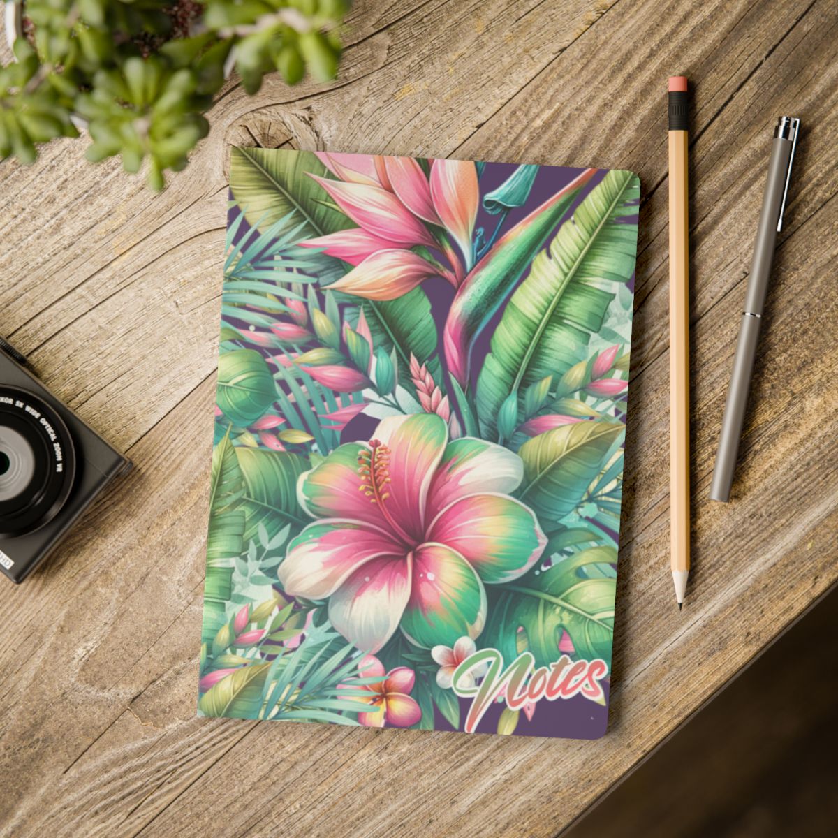 Floral Desk Aesthetic