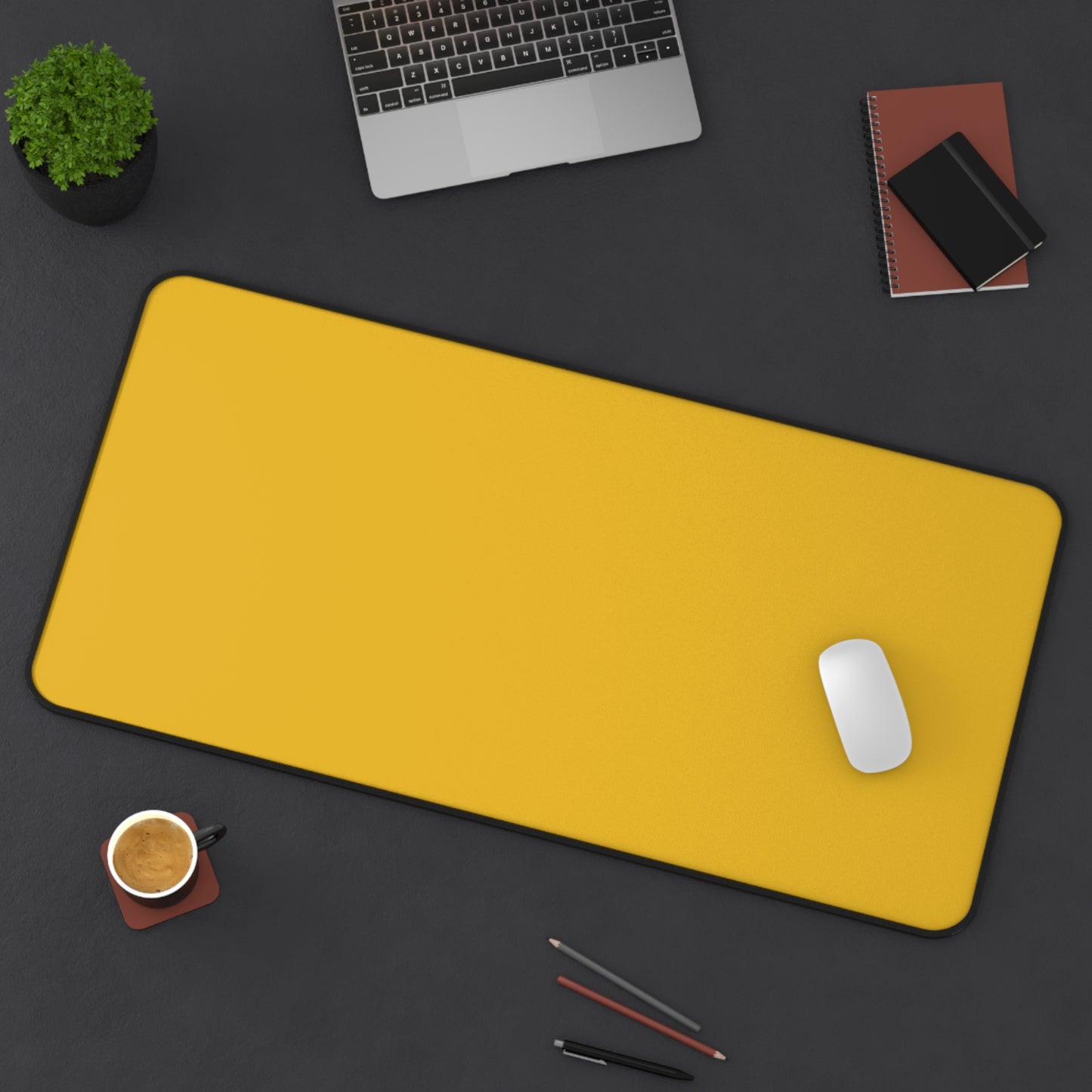 Honey Yellow Desk Mat Color Coordinated Collection (12x18, 12x22, 16x32)