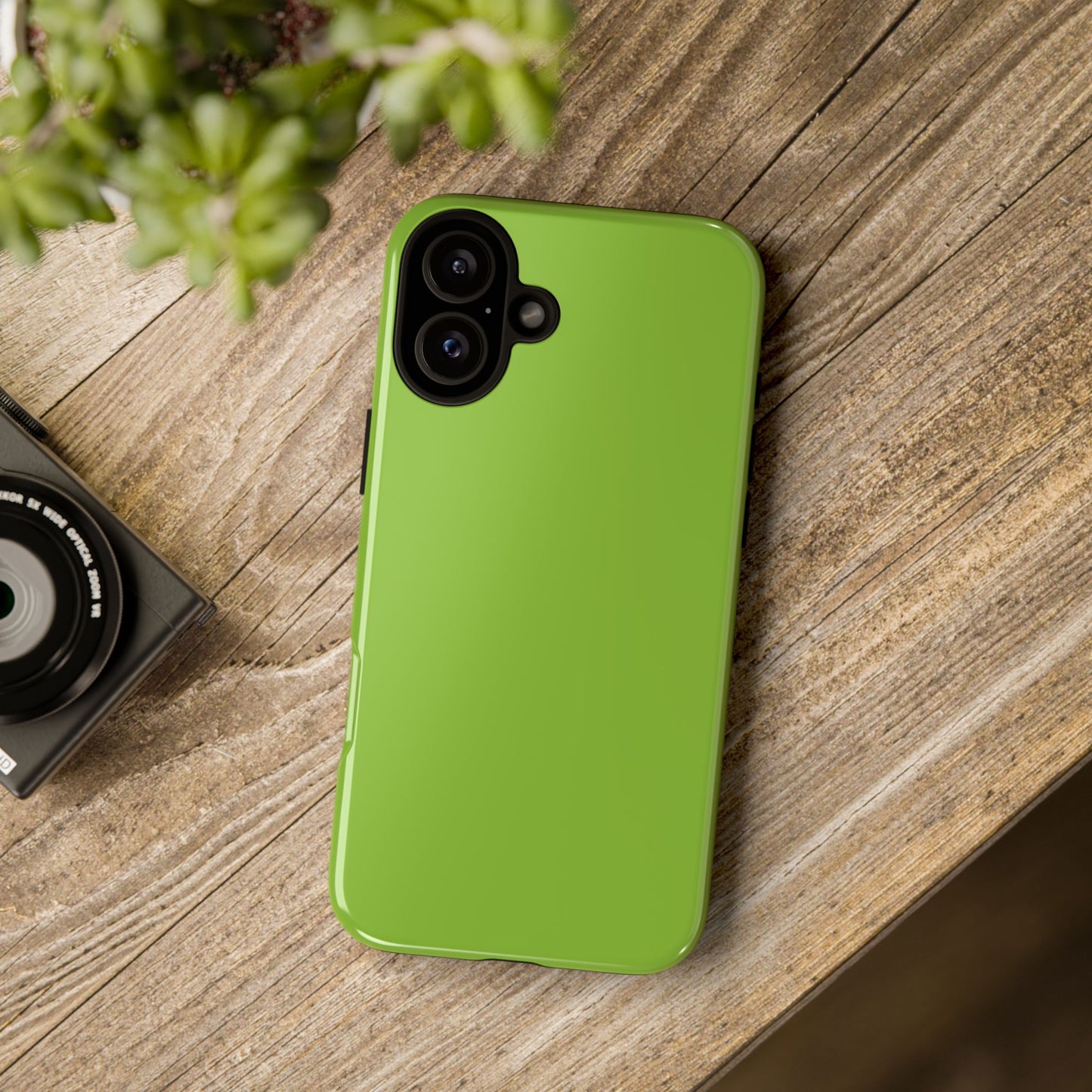Muted Lime Tough Cell Phone Case Matte or Glossy Protective Case iPhone Samsung