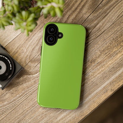 Muted Lime Tough Cell Phone Case Matte or Glossy Protective Case iPhone Samsung