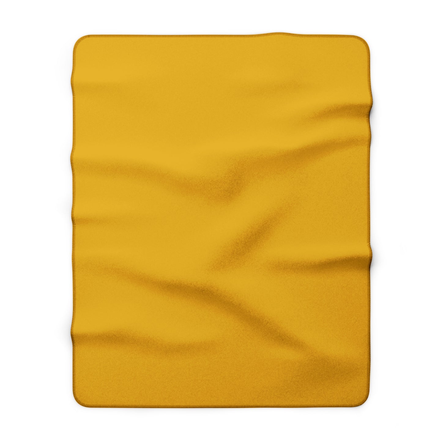 Honey Yellow Sherpa Fleece Blanket Cozy Plush Throw 3 Sizes Soft Warm Blanket