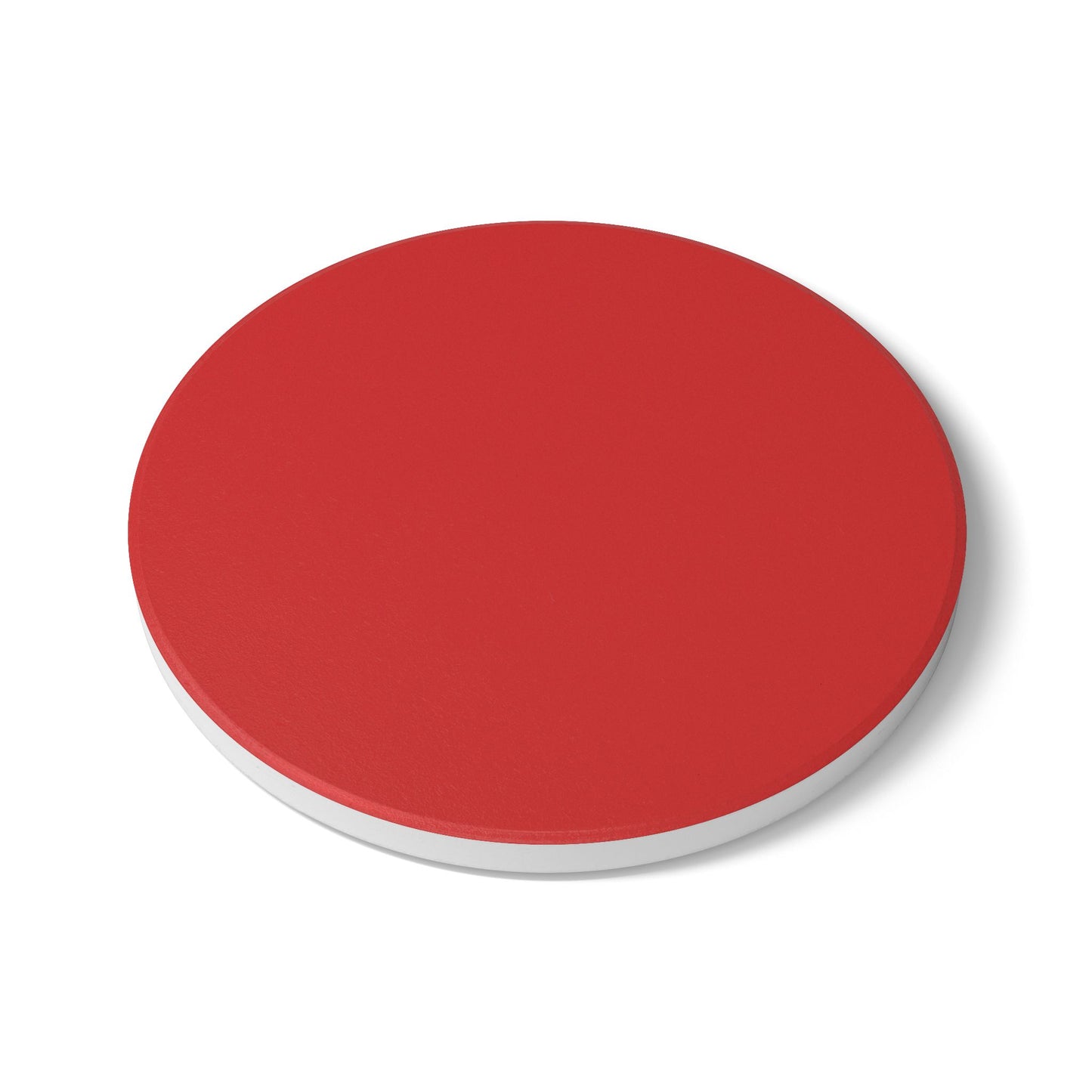 True Red Ceramic Coaster Round or Square | Coordinated Collection
