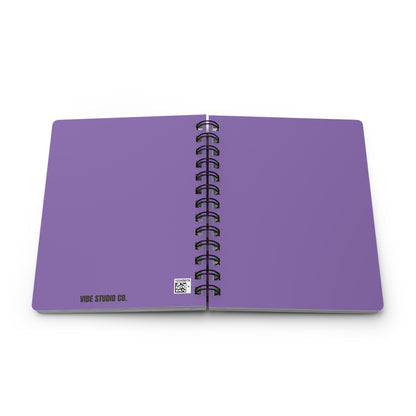 Purple Spiral Lined Notebook 150 Page Journal | Coordinated Collection