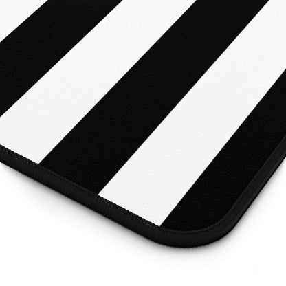 Black Stripe Desk Mat Office Desk Decor (12/18, 12/22, 16/32)