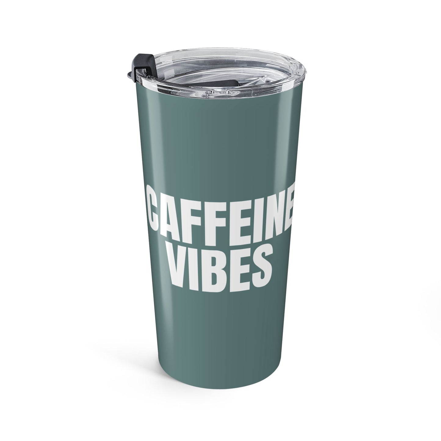 Dusty Blue Caffeine Vibes 20oz Stainless Steel Tumbler | Color Coordinated Collection