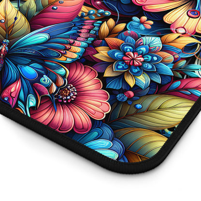 Butterfly Floral - Metamorphosis Design, Desk Pad