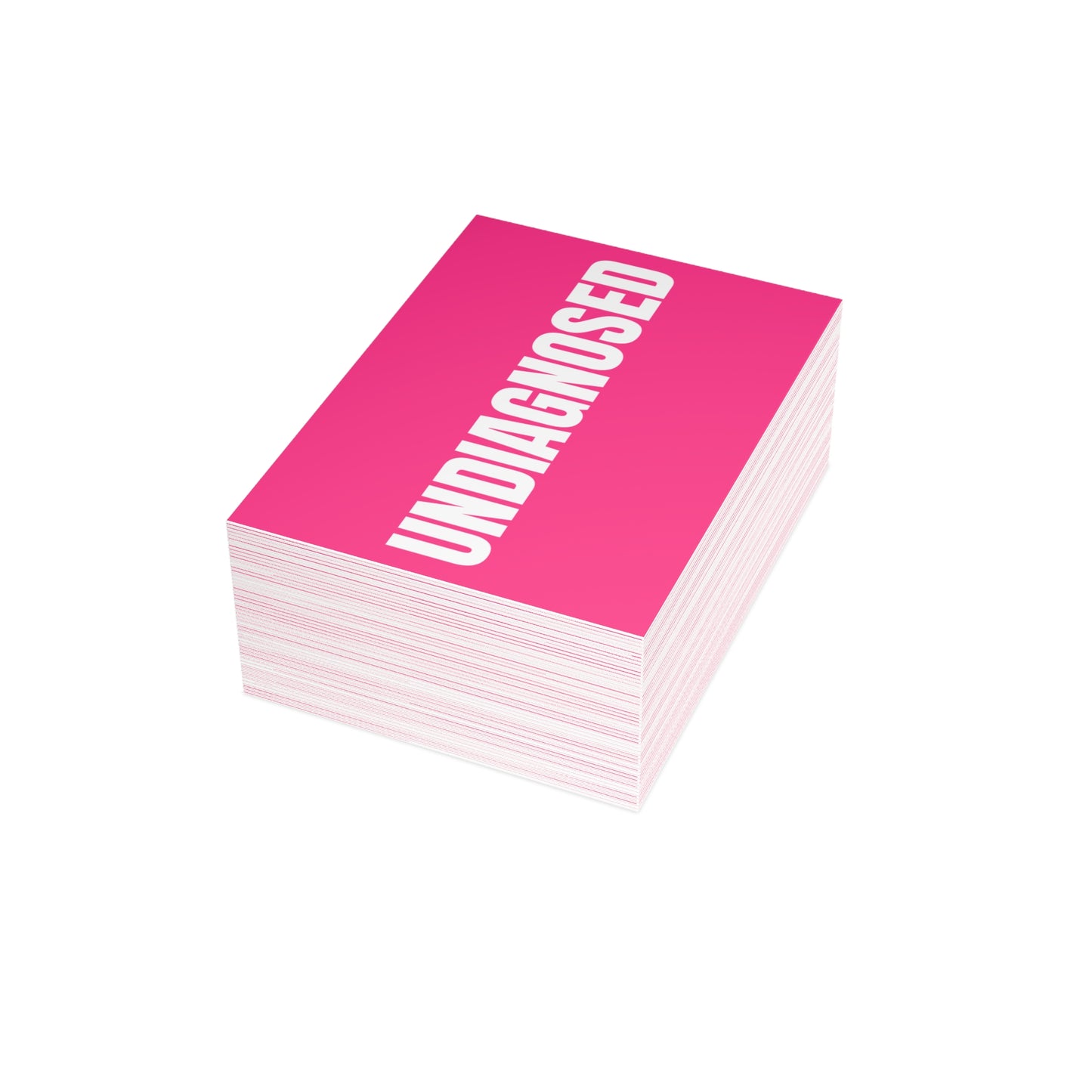 Pink Postcard Set Pack of 10, 30 or 50 w/ Envelopes | Coordinated Collection