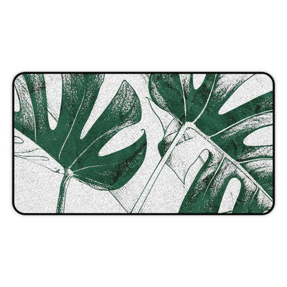 Monstera Leaf Green Desk Pad