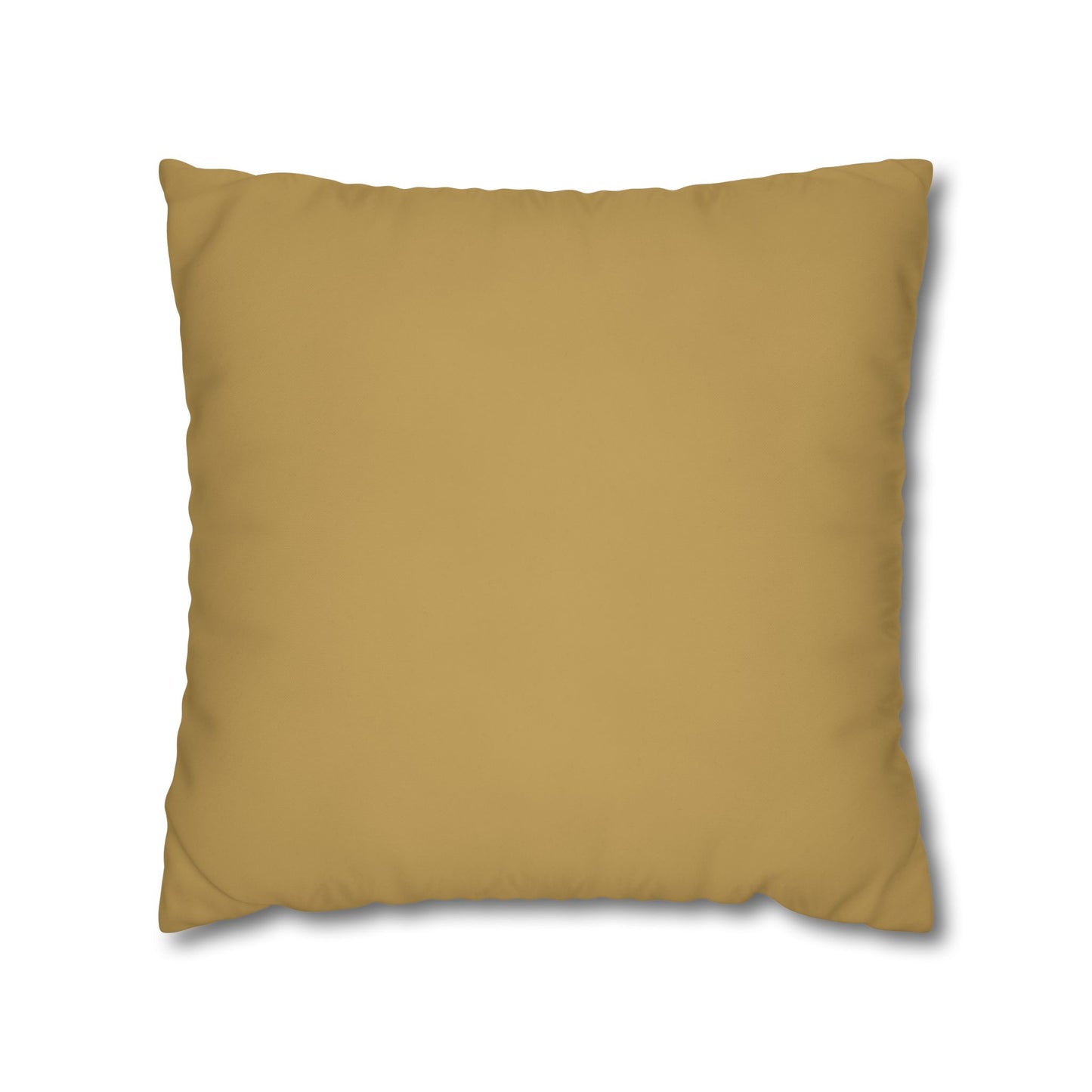 Muted Gold Canvas Pillow Cover 20x20