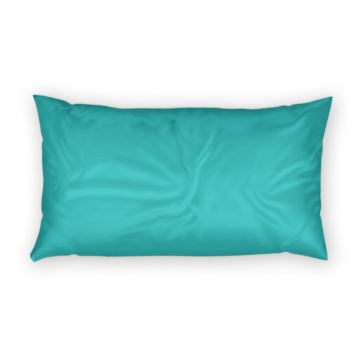 Deep Aqua Pillow Solid Cotton Sham