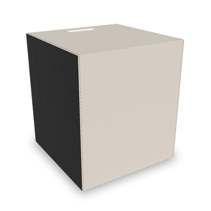 Latte Cream Felt Storage Box Foldable Organizer Bin Home Storage Basket