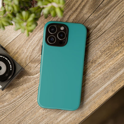 Deep Aqua Tough Cell Phone Case Matte or Glossy Protective Case iPhone Samsung