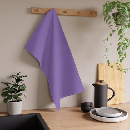 Purple Cotton Twill Tea Towel 18 x 30
