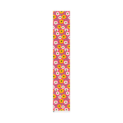 Happy Flower Wrapping Paper Retro Daisy Gift Wrap