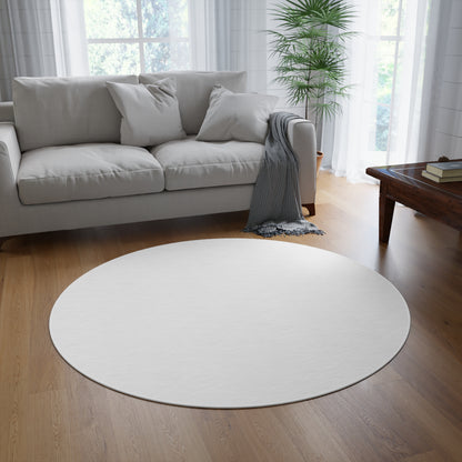 White Round Rug 60 Inch Floor Rug Minimal Home Decor Living Room Rug