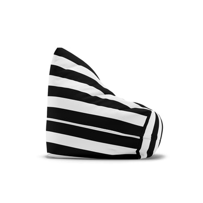 Pink Stripe Bean Bag Chair Cover Pink and White Striped Lounge Chair Cover