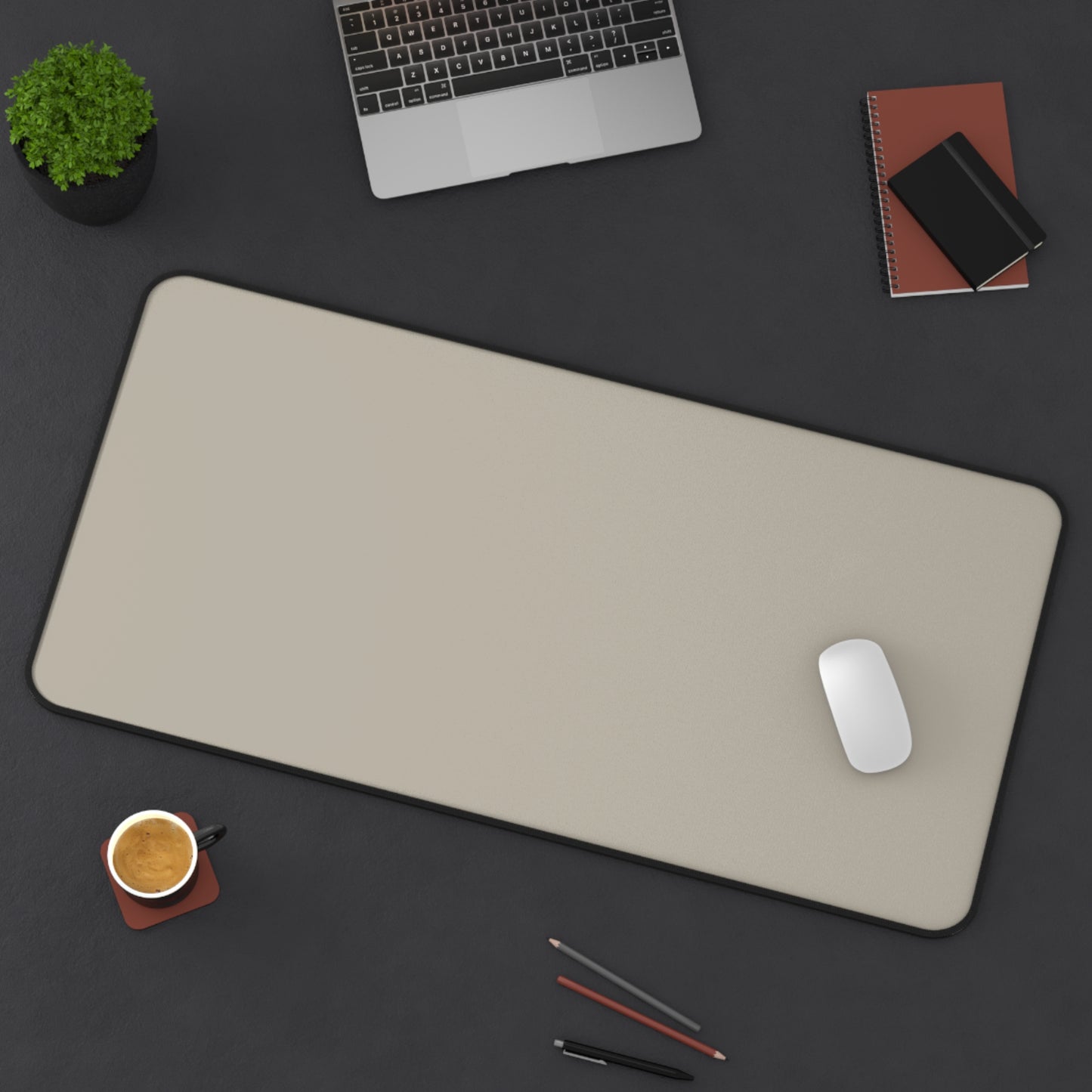Warm Stone Desk Mat Color Coordinated Collection (12x18, 12x22, 16x32)