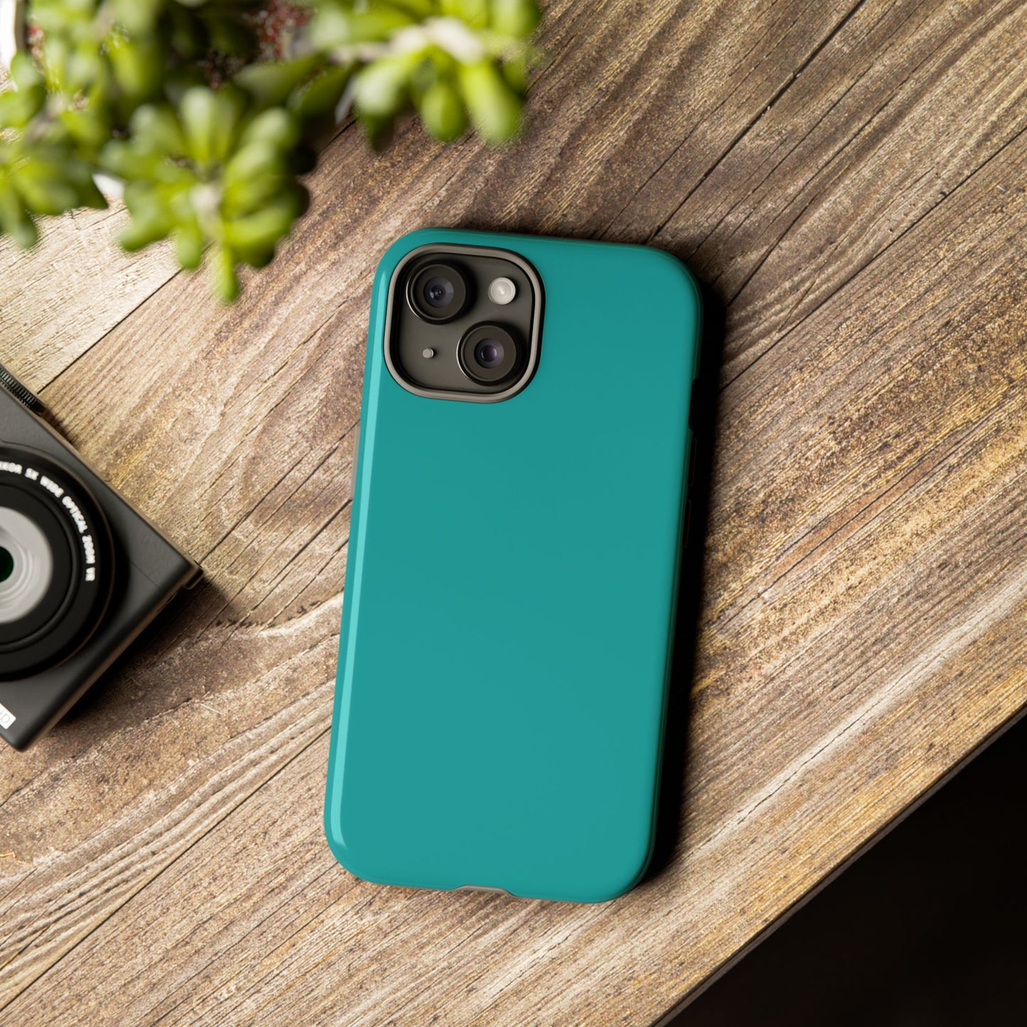 Deep Aqua Tough Cell Phone Case Matte or Glossy Protective Case iPhone Samsung