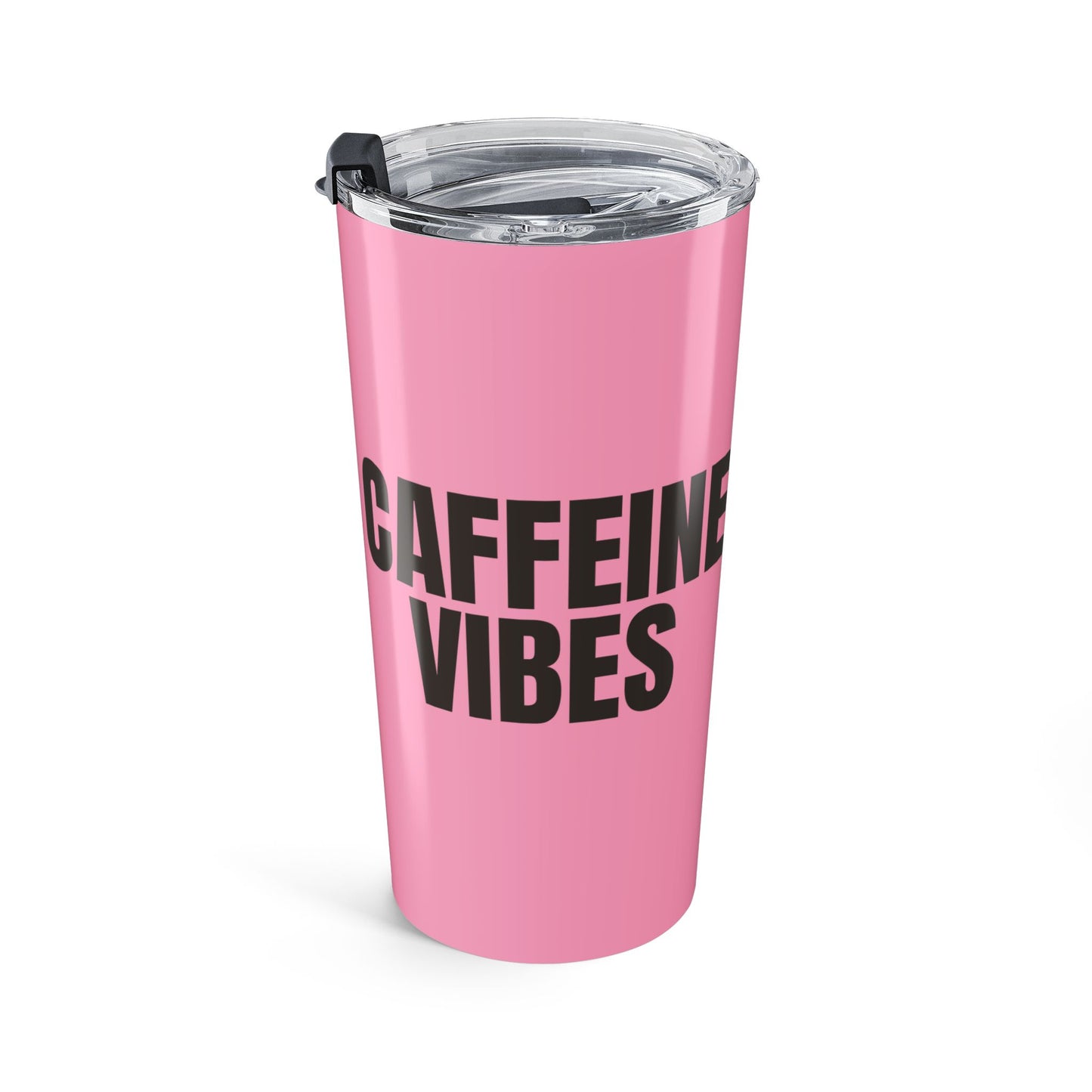 Light Pink Caffeine Vibes 20oz Stainless Steel Tumbler | Color Coordinated Collection