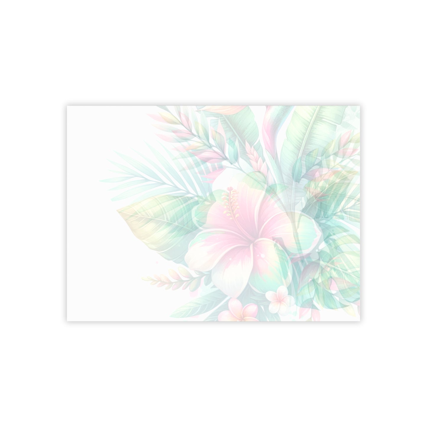 Paradise in Full Bloom Sticky Notes Tropical Floral Post It Notes (7 Sizes)
