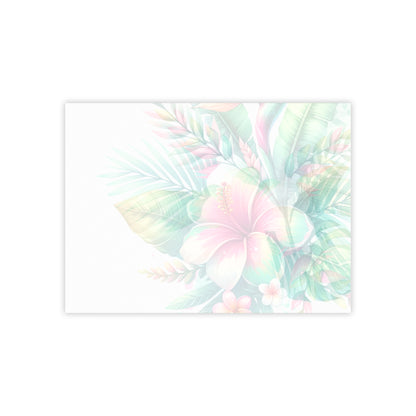 Paradise in Full Bloom Sticky Notes Tropical Floral Post It Notes (7 Sizes)