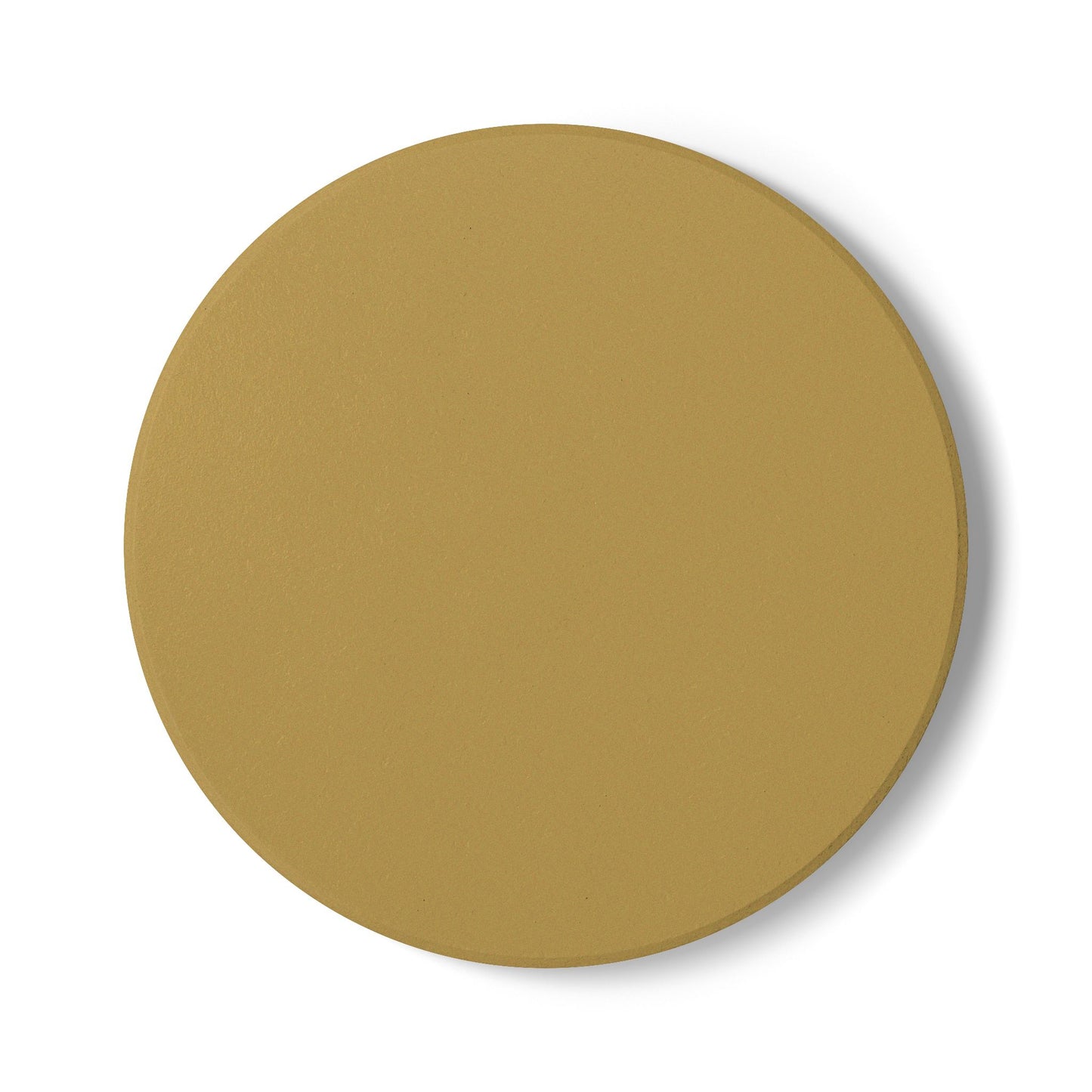 Muted Gold Ceramic Coaster Round or Square | Coordinated Collection