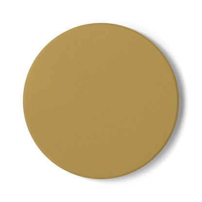 Muted Gold Ceramic Coaster Round or Square | Coordinated Collection