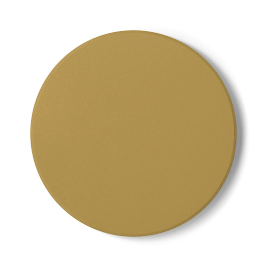 Muted Gold Ceramic Coaster Round or Square | Coordinated Collection