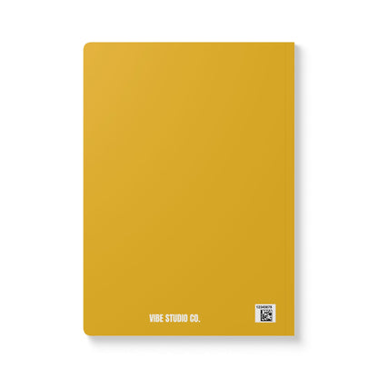 Honey Yellow The Journey Starts Now A5 Lined Journal