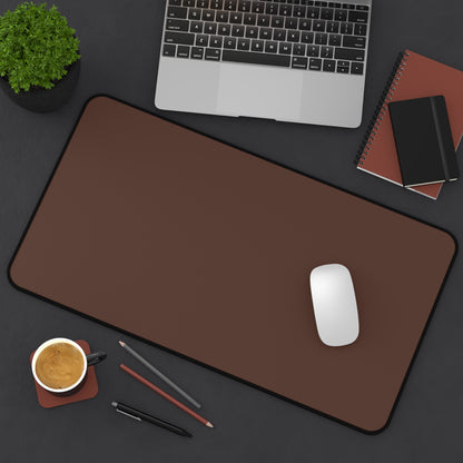 Chocolate Brown Desk Mat Color Coordinated Collection (12x18, 12x22, 16x32)