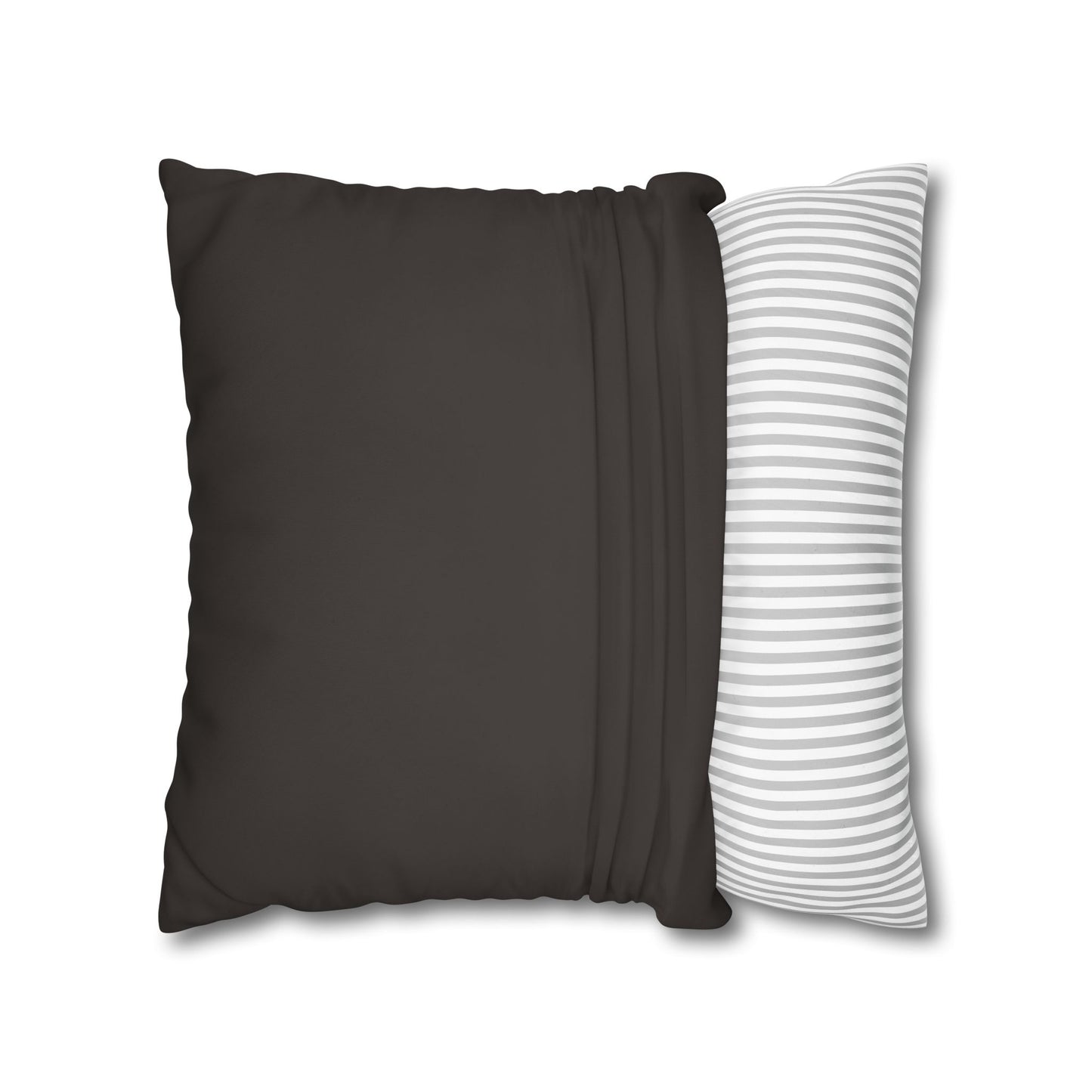 Muted Charcoal Canvas Pillow Cover 20x20