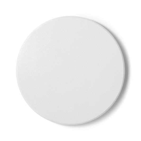 White Ceramic Coaster Round or Square | Coordinated Collection