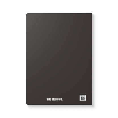 Muted Charcoal The Journey Starts Now A5 Lined Journal