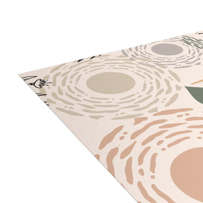 Neutral Flow Postcards Minimal Botanical Postcard Sets (10, 30 or 50)