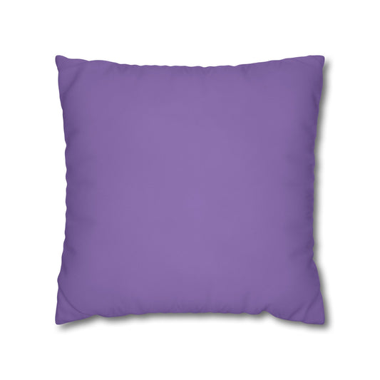 Purple Canvas Pillow Cover 20x20