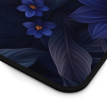 Blue Floral Heaven Desk Pad